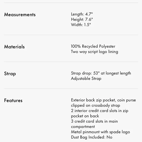 Kate Spade Rosie North South Crossbody - Picture 5 of 6